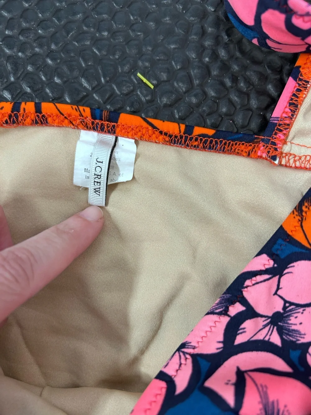 J. Crew Floral One Piece Swimsuit EUC Size 8